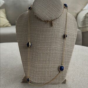 Kate Spade Gold and Navy Necklace